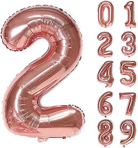 Pink 1 Balloons Tiffany Pink 1 Balloons Helium Mylar Digital Balloons 40 Inch Foil Balloon Birthday Party and Anniversary Decorations Supplies (Tiffany Pink Number 1)