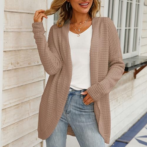 Women's Lightweight Cardigan Sweater Jackets Long Sleeve Oversized Knit Cardigans Fashion Casual Chunky Outerwear4