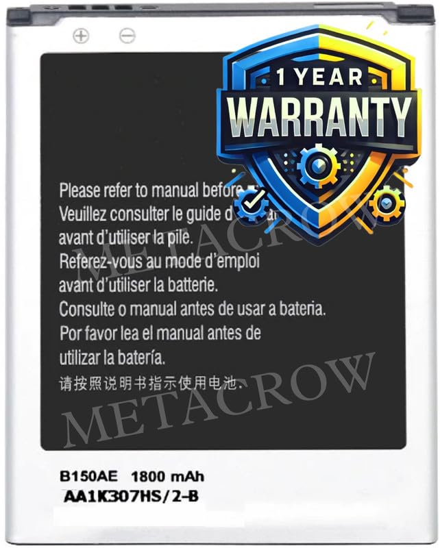 Image of Original B150AE Battery Compatible for Samsung Galaxy Core (I8260) | Core Duos (I8262) - (1800mAh) - 1 Year Warranty JK1