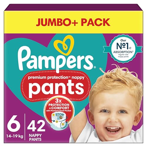 Pampers Premium Protection Nappy Pants S6 x42