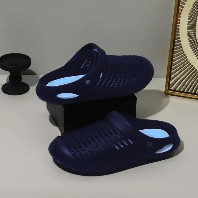 Image of Richmen Super Soft Stylish and Comfortable EVA Anti-Skid Men Sliders with Lightweight Cushioned Footwear Adjustable Back Strap Everyday Use Mules for Boys & Men's Clogs