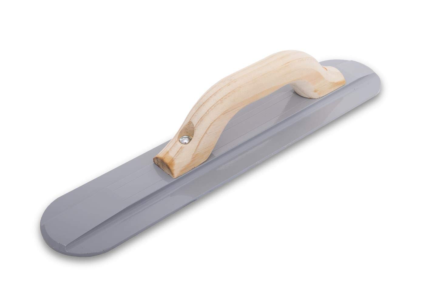 Marshalltown Silber Round End Magnesium Hand Float, 50.8 X 7.9 Cm, Wood Handle, Made In Usa, 154