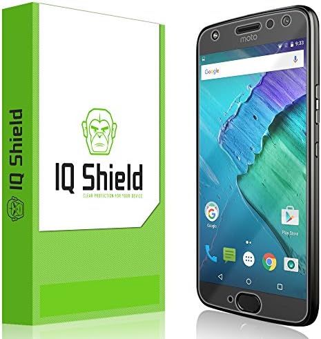 IQ Shield Screen Protector Compatible with Moto X4 (4th Generation, 2017) Anti-Bubble Clear Film