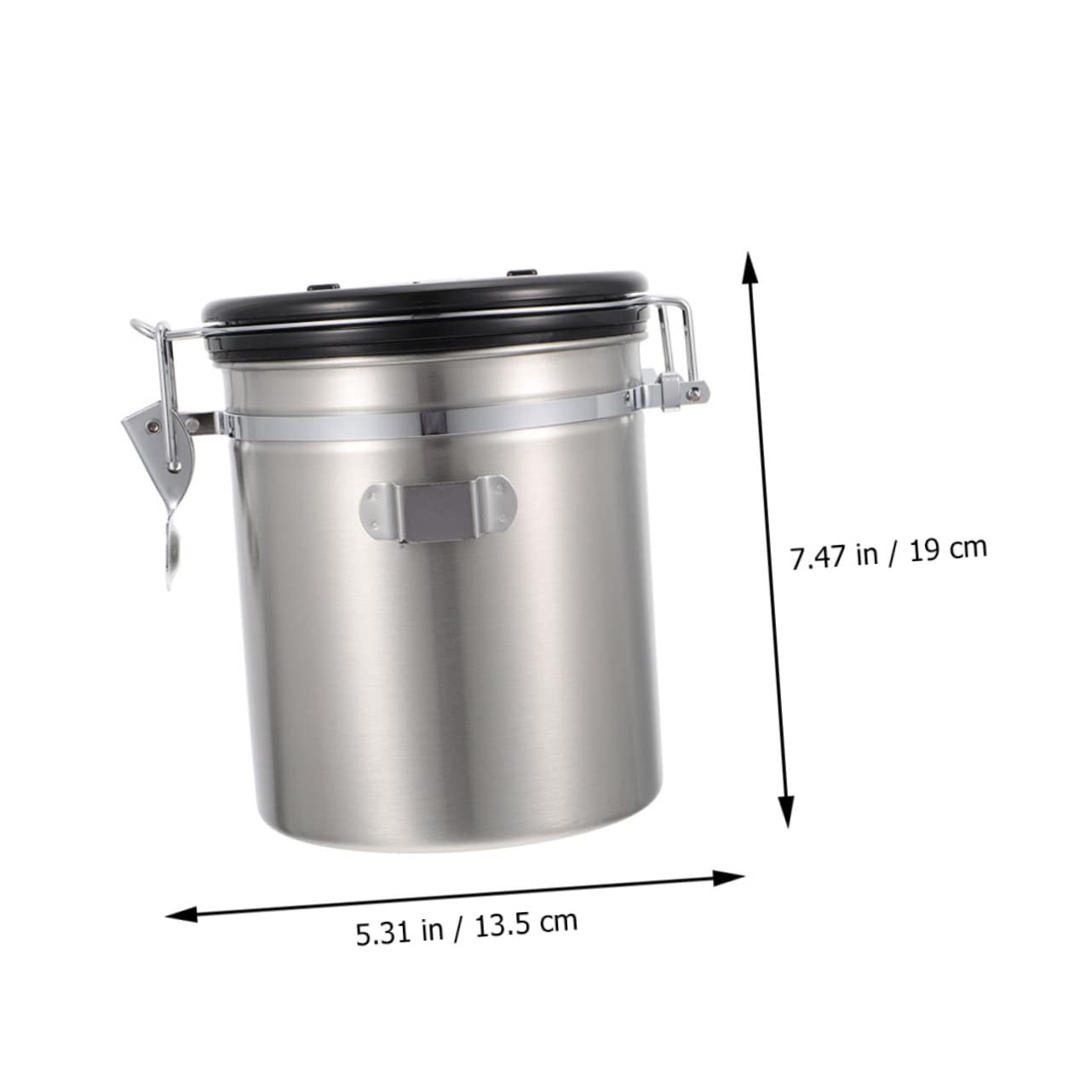 Hemobllo 1set Contenitore Ermetico Per Alimenti Per Gatti e Cani Barattolo Inossidabile Design Pratico e Resistente Per Cibo Secco e Snack Per Animali Domestici