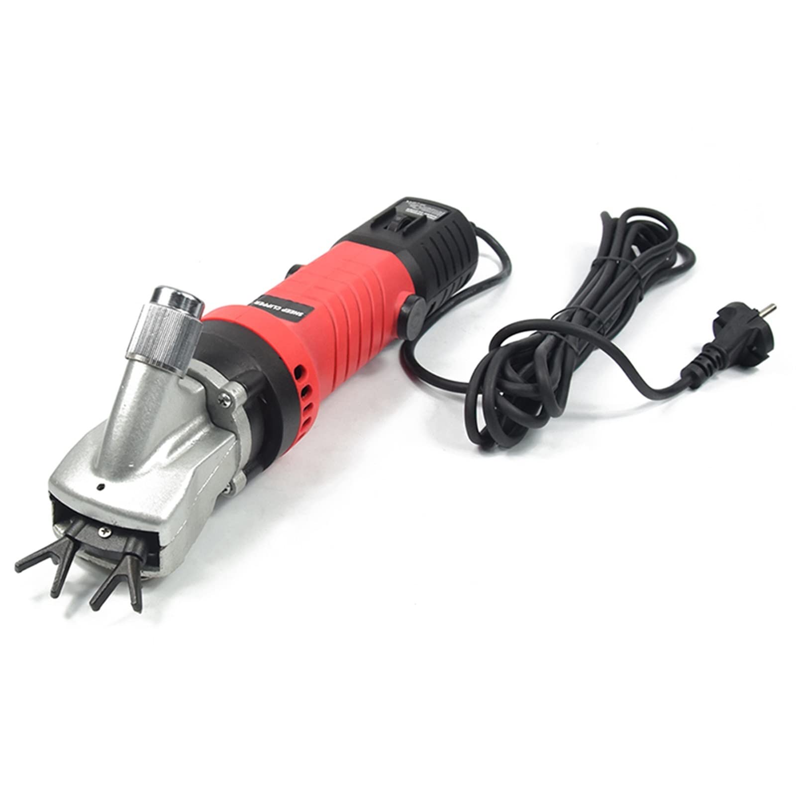 Tijeras de Esquilar, Máquina esquiladora de ovejas 380W con 1 Juego cuchillas cortadoras 13T, tijeras eléctricas lana, máquinas en caja aluminio