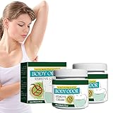 Oveallgo Herbal Fresh Body Deodorant Cream Achsel-Deodorant-Creme für Männer und Frauen, Körper-Deodorant-Creme, Kräuter-Körper-Deodorant-Creme