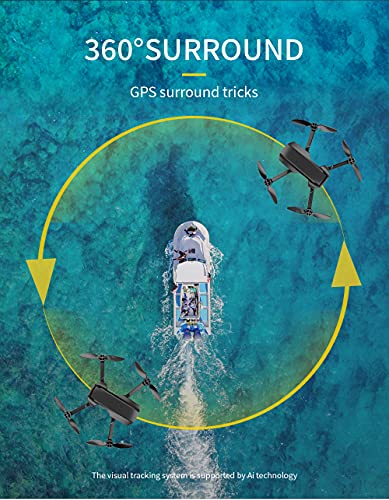 Drone S1 LVOD, Quadrotor RC Drone de câmera de longa distância 6K HD GPS 5G FPV Drone dobrável sem e