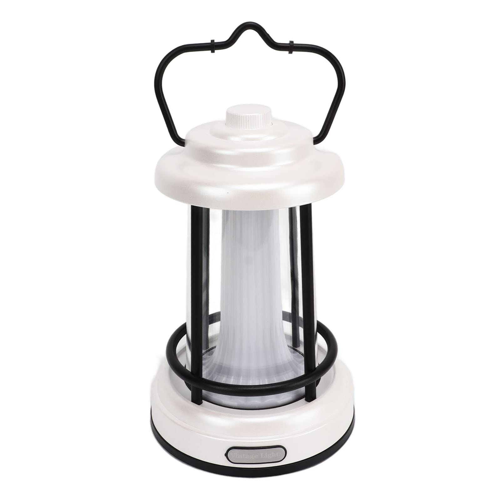 Linterna LED para Camping, Diseño Retro Superbrillante con Atenuación Continua para Acampar Al Aire y Emergencias, 8000 MAh, 6 W