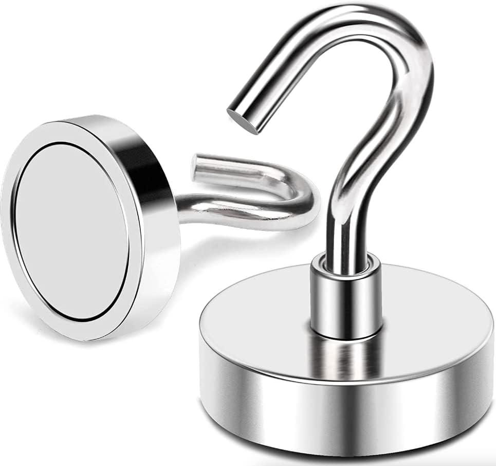 The Perfect PART10 Pack Dia Strong Magnetic Hook Hanger N52 Neodymium Clamping Magnet Hooks USA