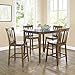 Mainstay 5-Piece Counter Height Dining Set in Cherry Finish + Free Multi-Surface Furniture Polish