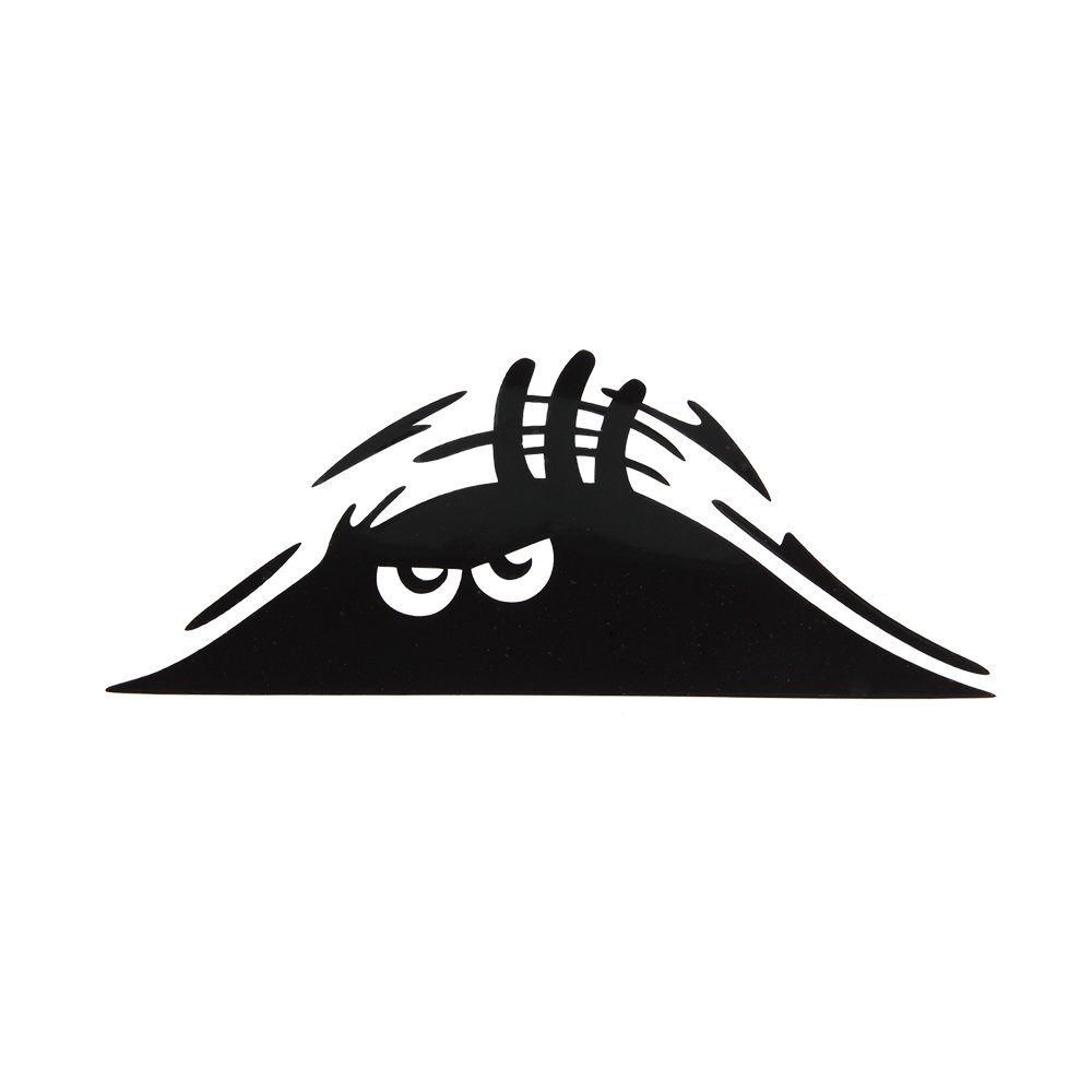 sunsing Deal Peeking Monster Scary Eyes Waterproof Self-Adhesive Vinyl Car Decal Sticker for Laptop Ipad Window Wall Truck Motorcycle