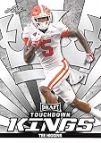 Tee Higgins Football Card (Clemson Tigers, Cincinnati Bengals) 2020 Leaf Draft Touchdown Kings #89 Rookie RC