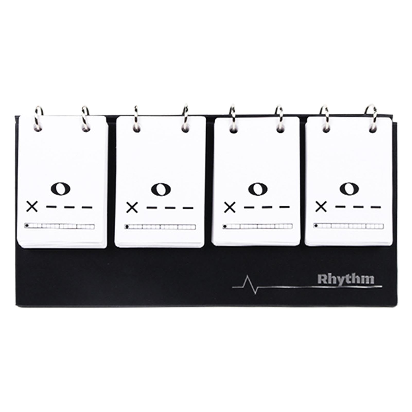 Tarjetas flash de notas musicales, tarjeta de entrenamiento de notas, tarjetas de ritmo flash, decoración de escritorio, accesorios de enseñanza de música, tarjeta de aprendizaje de notación musical