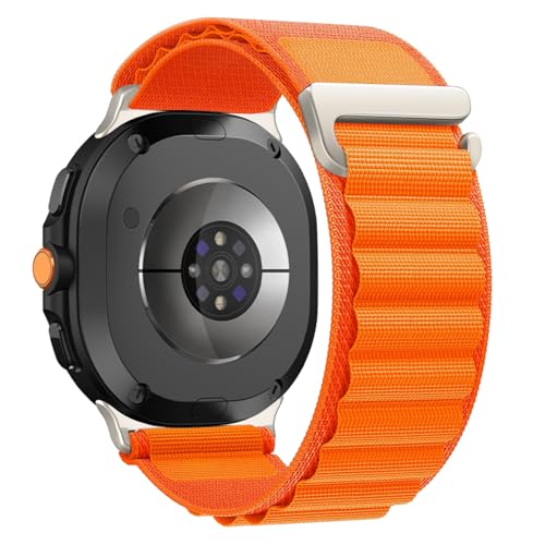 【Modelli Compatibili】YuiYuKa Questo resistente Alpine Loop cinturino nylon è solo compatibile con Samsung Galaxy Watch 8 Band 40mm/Galaxy Watch 8 Band 44mm/per Samsung Galaxy Watch 8 Classic 46mm cinturini(Novità 2025), non è altri compatibile con Samsung Watch. Si prega di verificare il modello del proprio smartwatch prima dell'acquisto(Nota: Include solo il cinturino per orologio, non il Galaxy Watch)