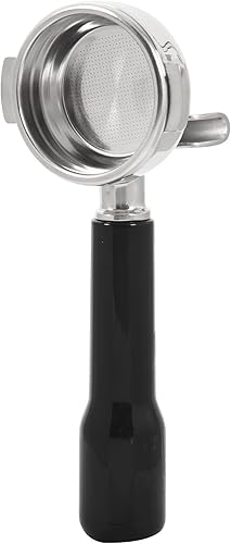 Portafiltro sin fondo de 2.283 in - Portafiltro desnudo – Se adapta a máquinas Expobar, cohete, Rancilio Espresso de 2.283 in con cesta de filtro de