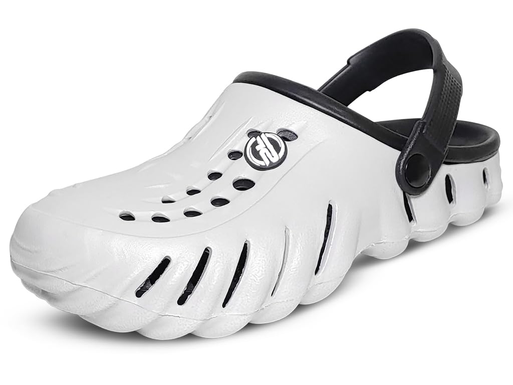 TieFit Mens Lightweight 365 Days Outdoor Clog for Men with Extra Thick Cushioned Footbed Grey Black UK/in-7 (B0CX5BW5B9) Amazon Price History, Amazon Price Tracker