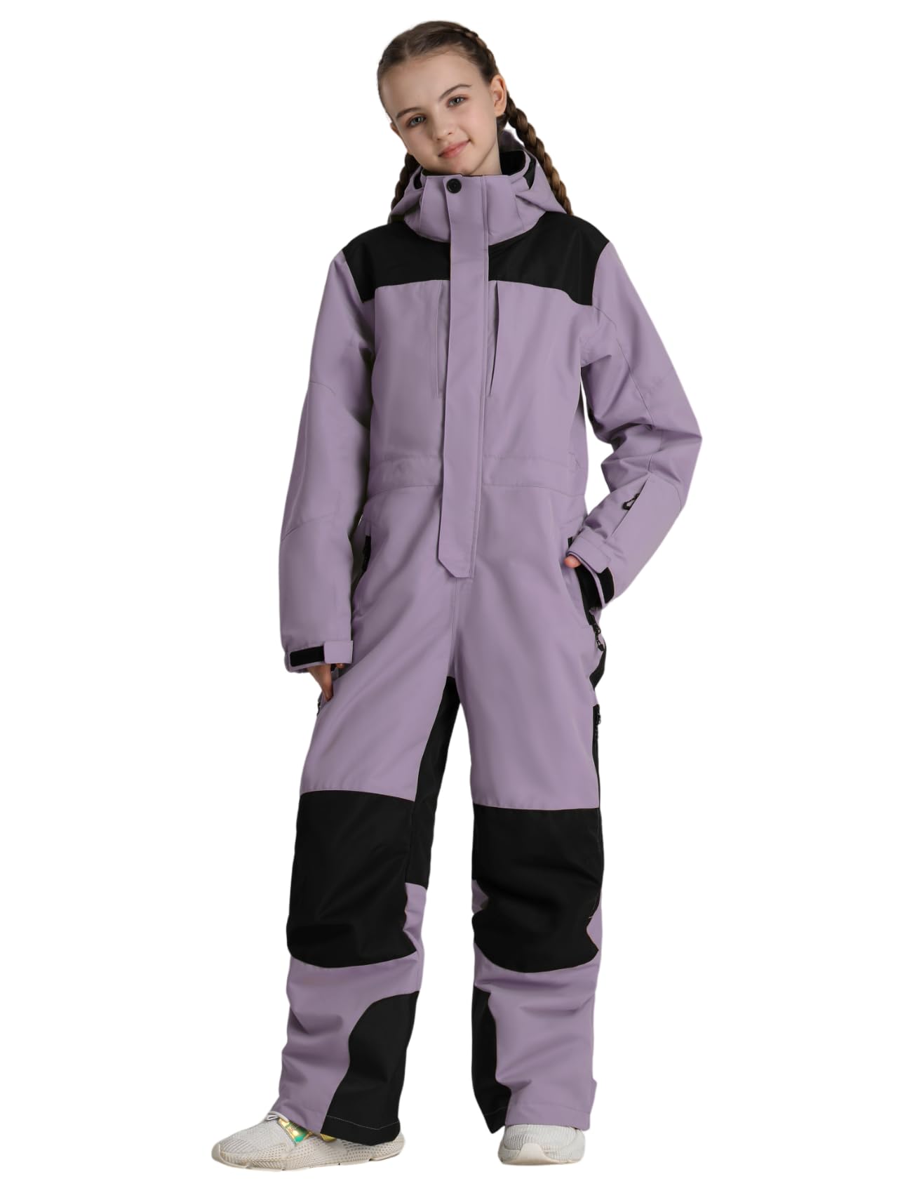 GSOU SNOW Kids Snow Suit Boys Girl Ski Suit One Piece Youth Snowsuit Outfit