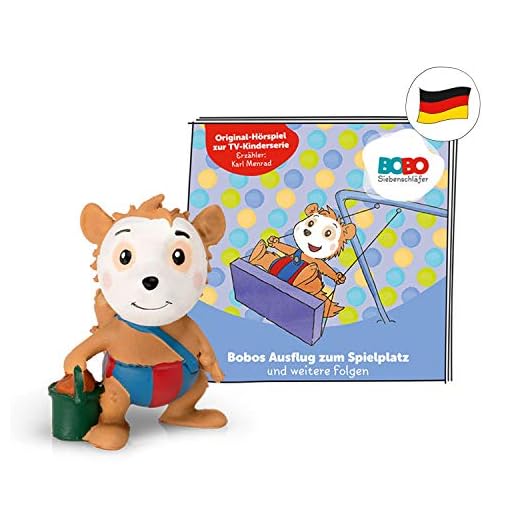 tonies Boxine 10502-1033 Bobos de excursión para habitación de Juegos, Juguete para Aprendizaje