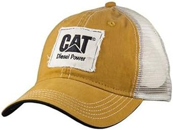BD Caterpillar Ole Diesel Power Patch Cap Bronze White Mesh