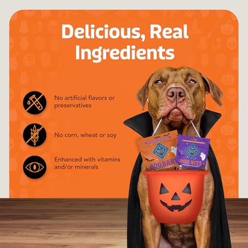 Blue Boo Bars Crunchy Dog Biscuits & Blue Boo Bits Soft & Chewy Dog Treats Amazon Exclusive Bundle - image 6