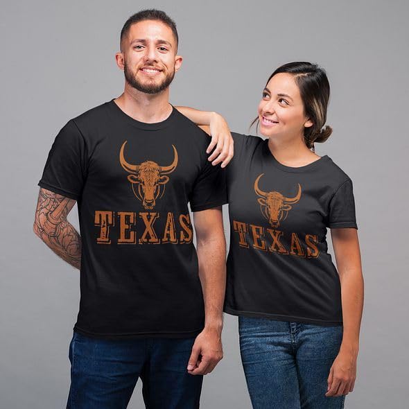 Texas Shirts, Texas Longhorn Shirt for Men, Austin Lonestar State Fan T-Shirt3