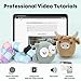 CrochetBox Crochet Kit for Beginner, Highland Cow and Owl Learn How to Crochet Stuffed Animals Gift for Adults and Teen(), Knitting Set with Yarn Hook Stitch-by-Stitch Video Tutorial