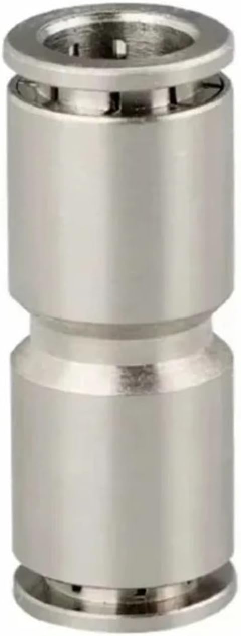 4-16mm OD Tube PU PE PV PM Elbow Corss Y Tee Copper Nickel-plated Release To Connect Pneumatic Fittings 1Pcs(PU,8mm OD Tube)