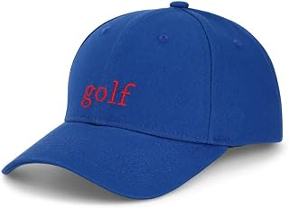 East/18 Men's Montauk Embroidered Golf Hat - Stylish and Comfortable Adjustable Cap with Trendy Embroidered Golf Logo