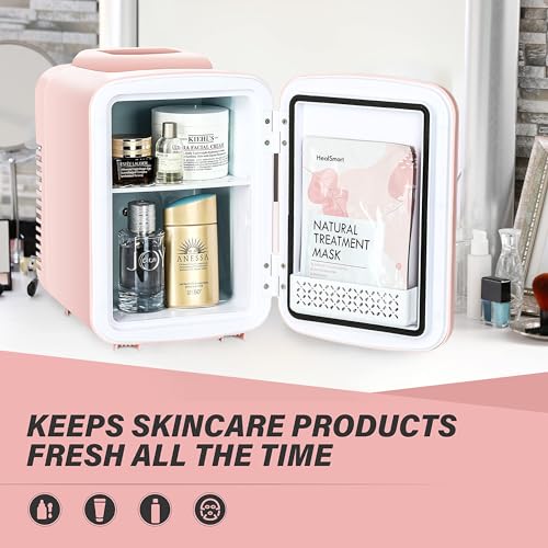 YSSOA 4L Mini Fridge, 6 Can Portable の商品画像 1