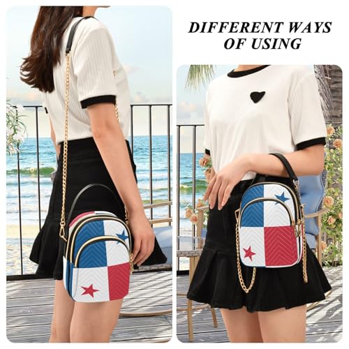Image of Patriot Flag Cell Phone Purse Crossbody Handbag Durable Shoulder Bag Sturdy Travel Pouch