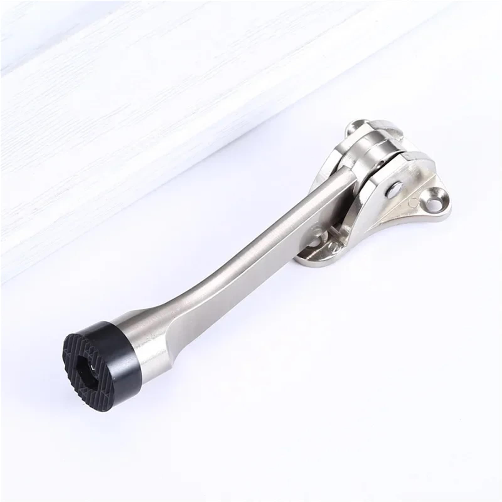 Butée de porte tampon caoutchouc argent pour accessoires maison