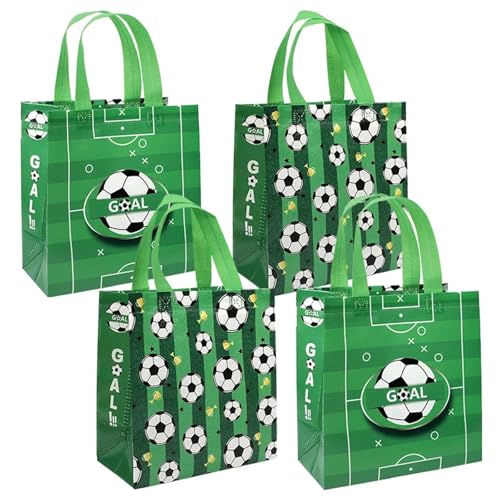 Sacs cadeaux de football non tissés pour remplacer le plastique jetable