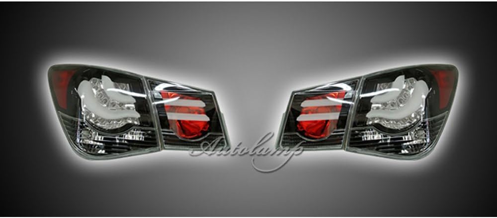 Autolamp LED Rear European style tail lamps Assembly 4-pc Set For 2008 2009 2010 2011 2012 Chevy Cruze