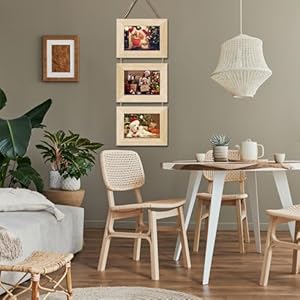 4x6 Wall Hanging Picture Frames Collage with 3 Opening Frames, Poster Frames, Gallery Wall Frame Set Collage Natural Frames 4×6 Wall Hanging Picture Frames Collage with 3 Opening Frames Poster Frames Gallery Wall Frame Set Collage Natural Frames