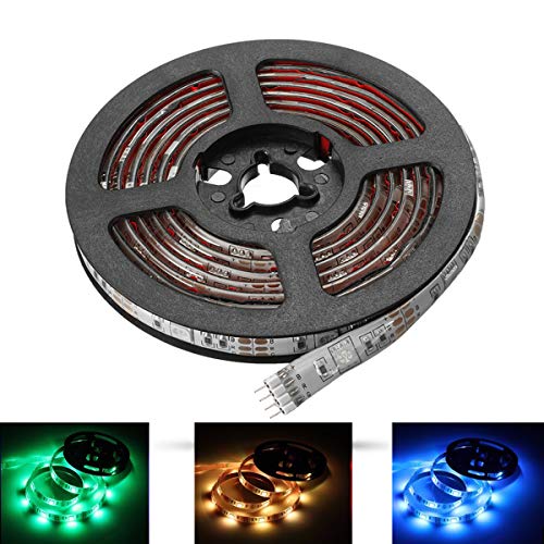 Bande Lumineuse, GLISTENY LED Strip Flexible Luminaire USB 5050SMD Multicolore Light Etanche Eclairage Pour Int¨¦rieure Festival ¨¦clairage D¨¦coration 150CM