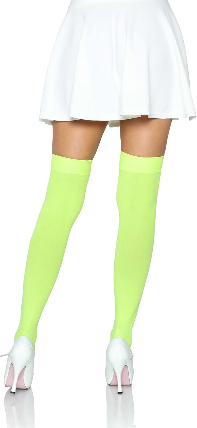 Leg Avenue Women's Solid Hue Thigh Highs