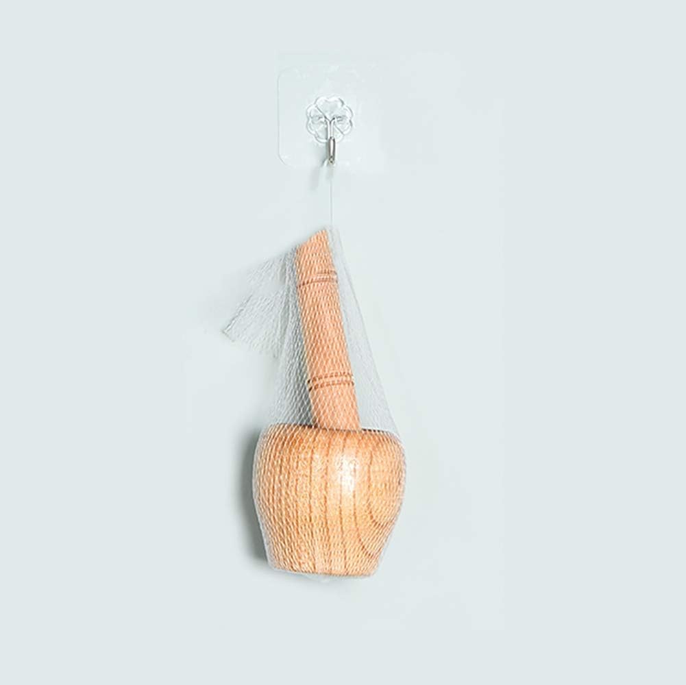 Solid Wood Grinder Mashing Garlic Masher Mashing Garlic Sludge Household Manual Garlic Wood Mortar Mortar Grinder Bowl