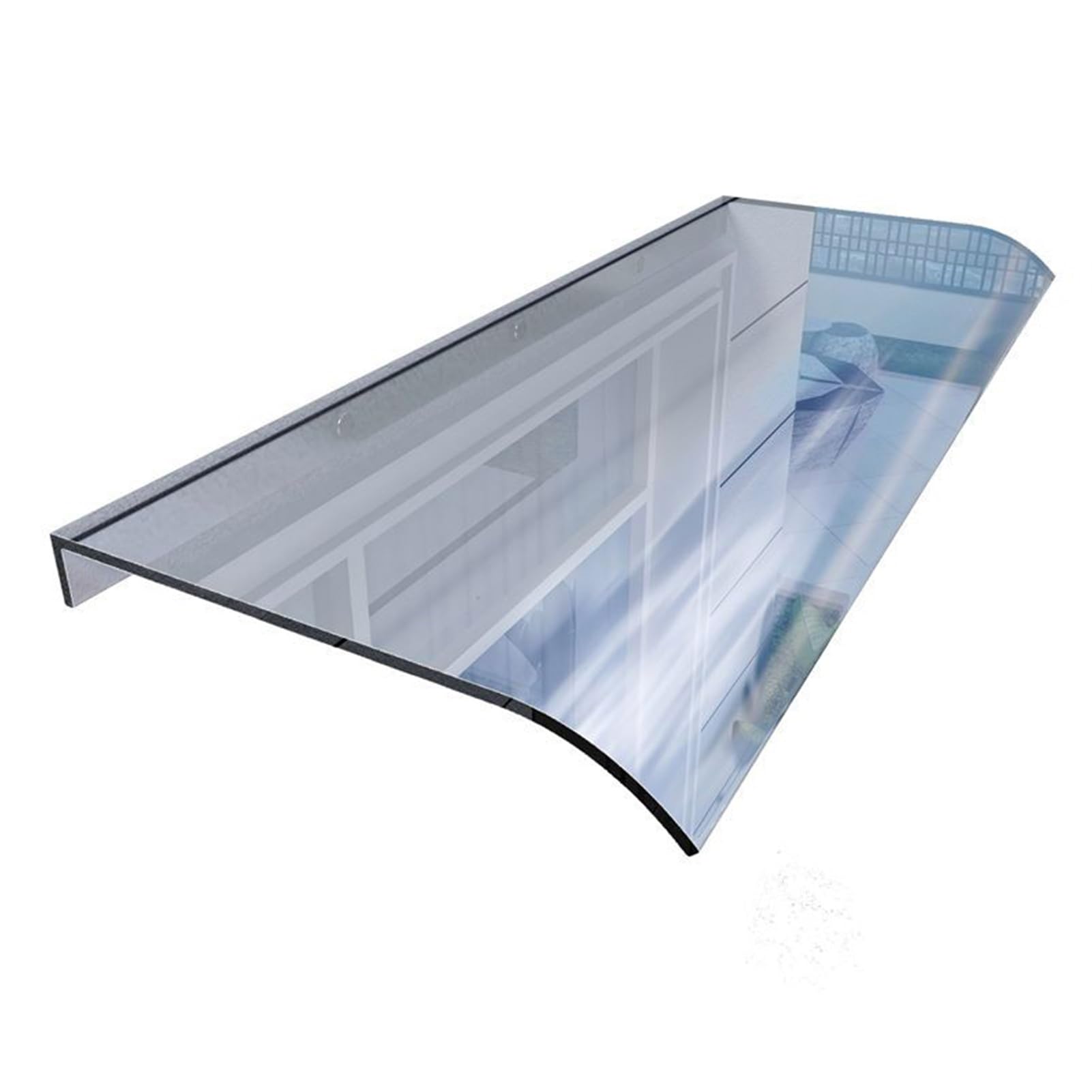 Auvent extérieur pour fenêtre et entrée de jardin, abri de pluie invisible pour maison moderne