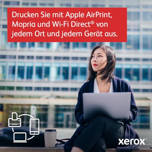 Xerox B315dni A4 40ppm Schwarz und Weiß Kabellos Laser Multifunktion Druker mit Duplex 2-seitiger Druck - Kopieren/Drucken/Scan/Fax