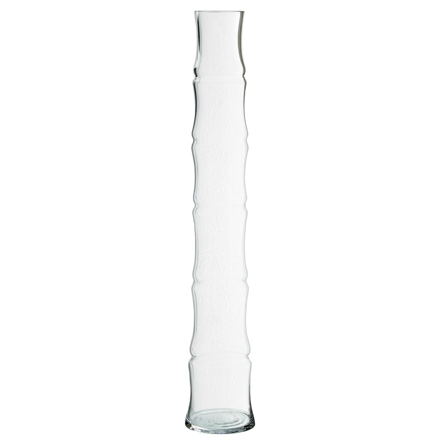 Vase de sol en verre en forme de tronc DRW idéal pour décorer un salon moderne