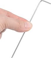 Vista 6 de uxcell Llave de llave hexagonal de extremo de bola de 0.059 in, herramienta de reparación CR-V en forma de L de brazo largo