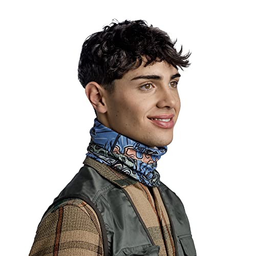 Image of BUFF CoolNet UV Neck Gaiter, UPF 50 Sun Protection, Breathable, Versatile, Quick Dry Face Mask, Fishing Designs, Adult Size