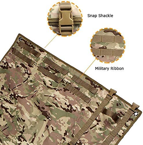 SHENGJIA 1000D Nylon Shooting Mat Can Be Rolled Up Non-Slip Training Shooting Mat for Long-Distance Shooting Accessories.