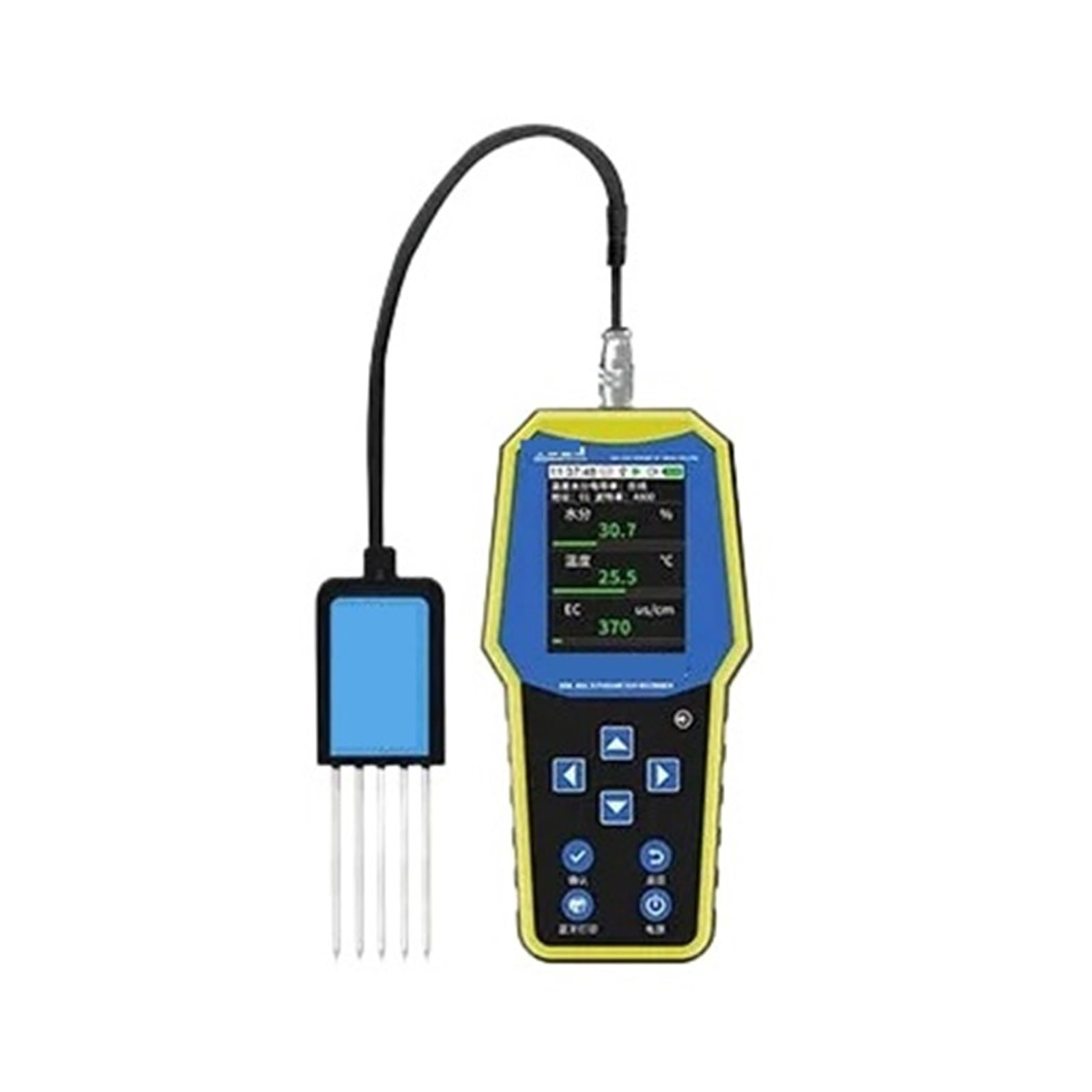 Medidor De Humedad Detector De Suelo LCD Temperatura Y Humedad + EC + PH + NPK 7 En 1 Sensor De Nutrientes Se Pueden Conectar(Humidity)