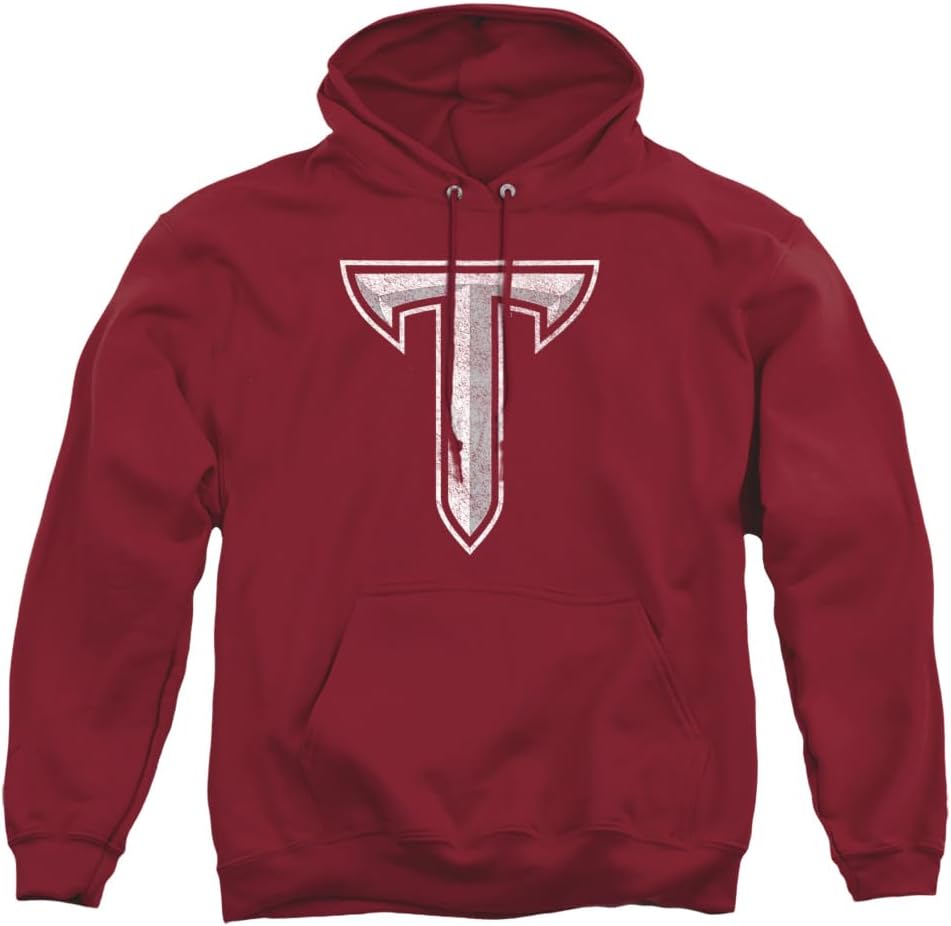 LOGOVISION Official Collegiate Distressed Primary Logo Adult Pullover Hoodie Collection