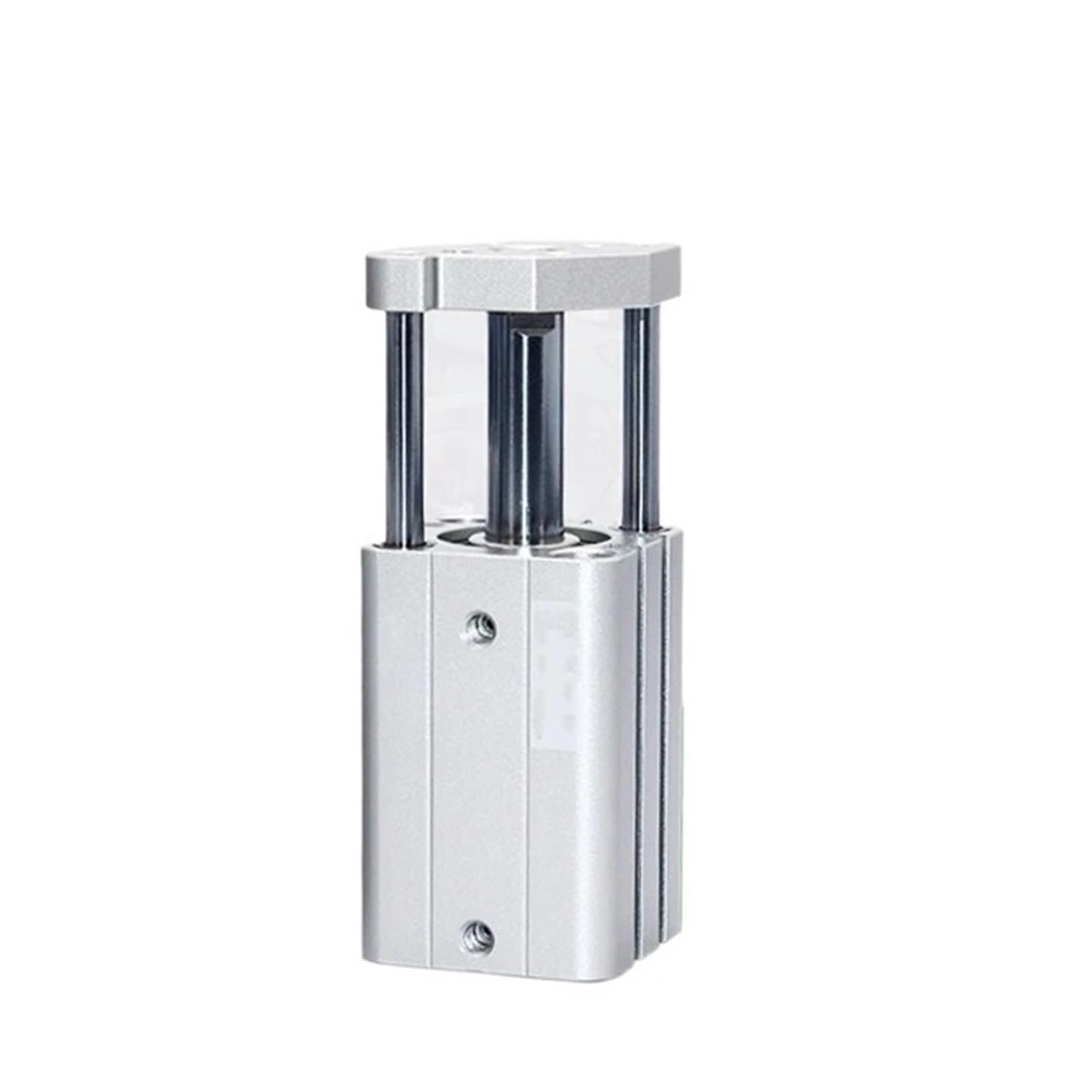 Cylindre pneumatique mince TACQ40 robuste à trois tiges avec piston de guidage