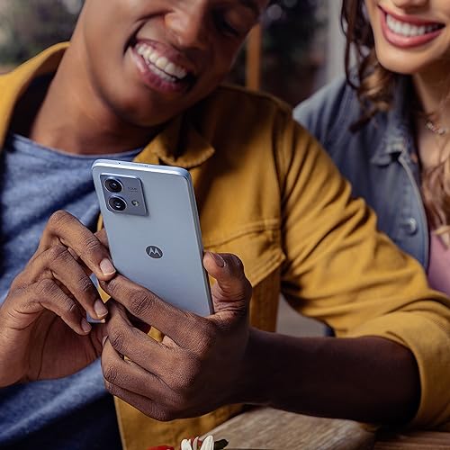 Motorola Moto G84 5G (GSM Unlocked, International Version) 256GB + 12GB RAM Dual SIM Android 13 Smartphone (Marshmallow Blue) - Image 6