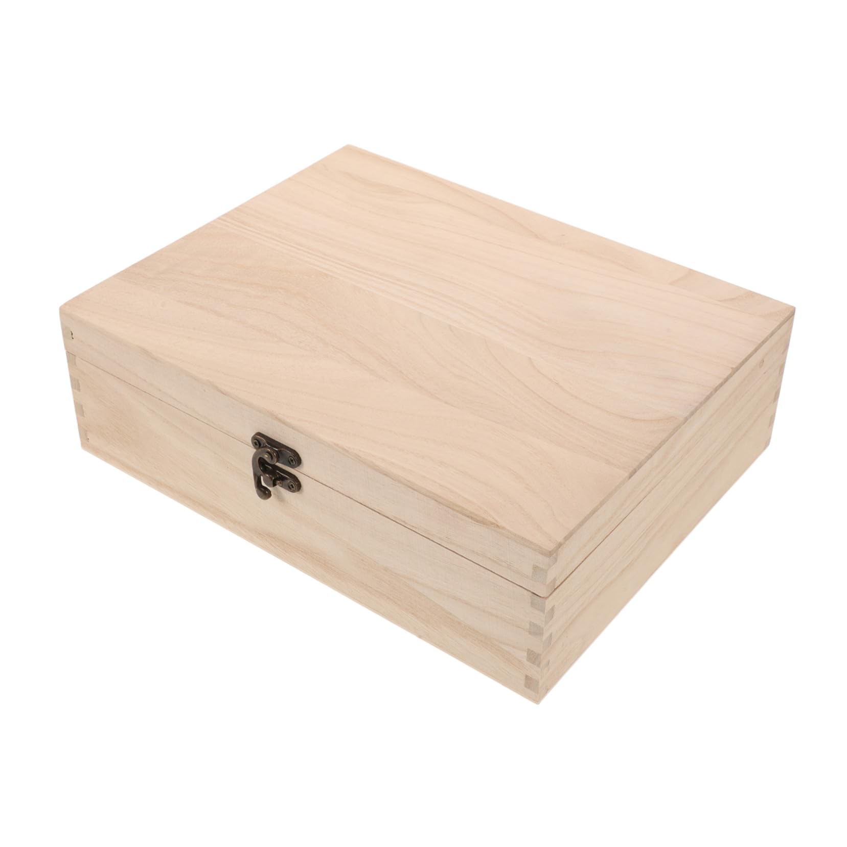 Boîte à bijoux en bois brut haut de gamme FOMIYES à grosse capacité de rangement