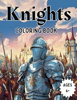 Paperback Knights Coloring Book Volume 2 (Clean Coloring For Kids) Book