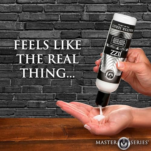 Master Series Jizz Unscented Water-Based Lube, 8 Ounce - Thumbnail 7